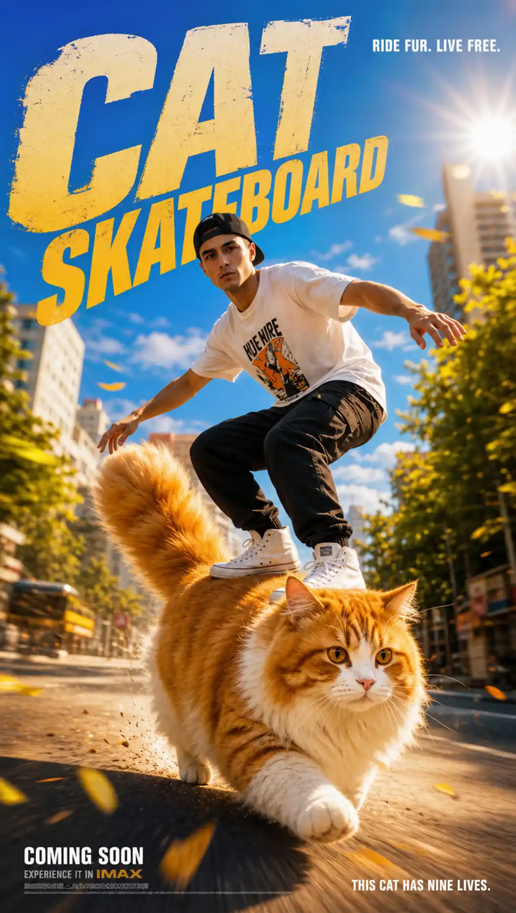 Cat Skateboard
