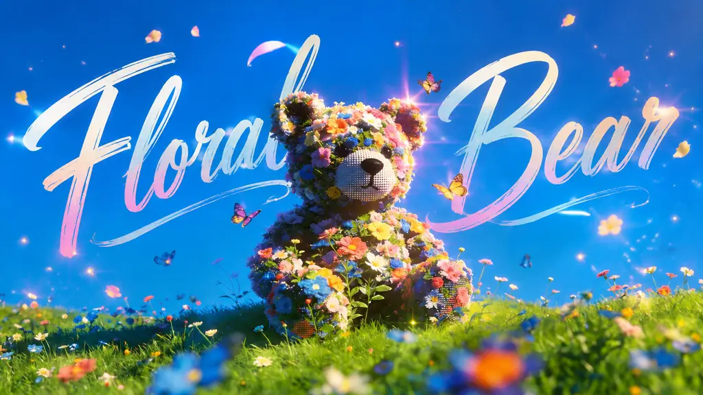 Floral Bear
