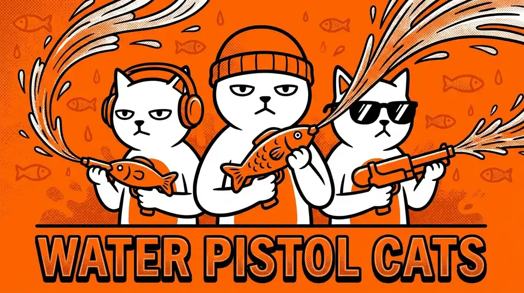 Water Pistol Cats