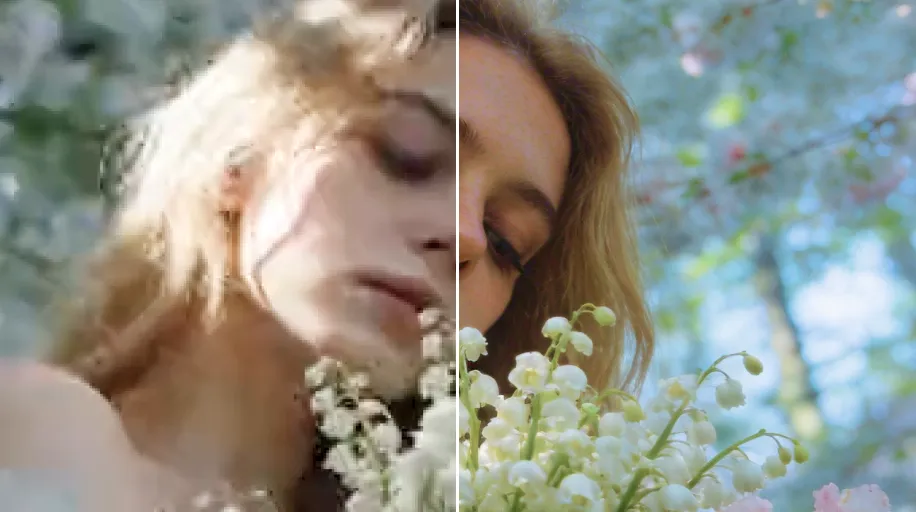 Upscaler de vídeo IA